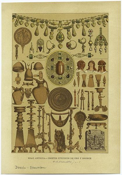 File:Objetos etruscos de oro y bronce.jpg