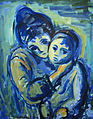 Mateřství, olej na plátně (2007)