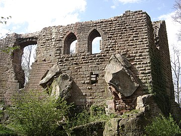 Ruinas del castillo de Odenburg