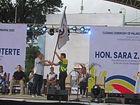 Official handover turnover of Palarong Pambansa Flag (Rizal, Metro Manila; 2023-08-05) E911a 11.jpg