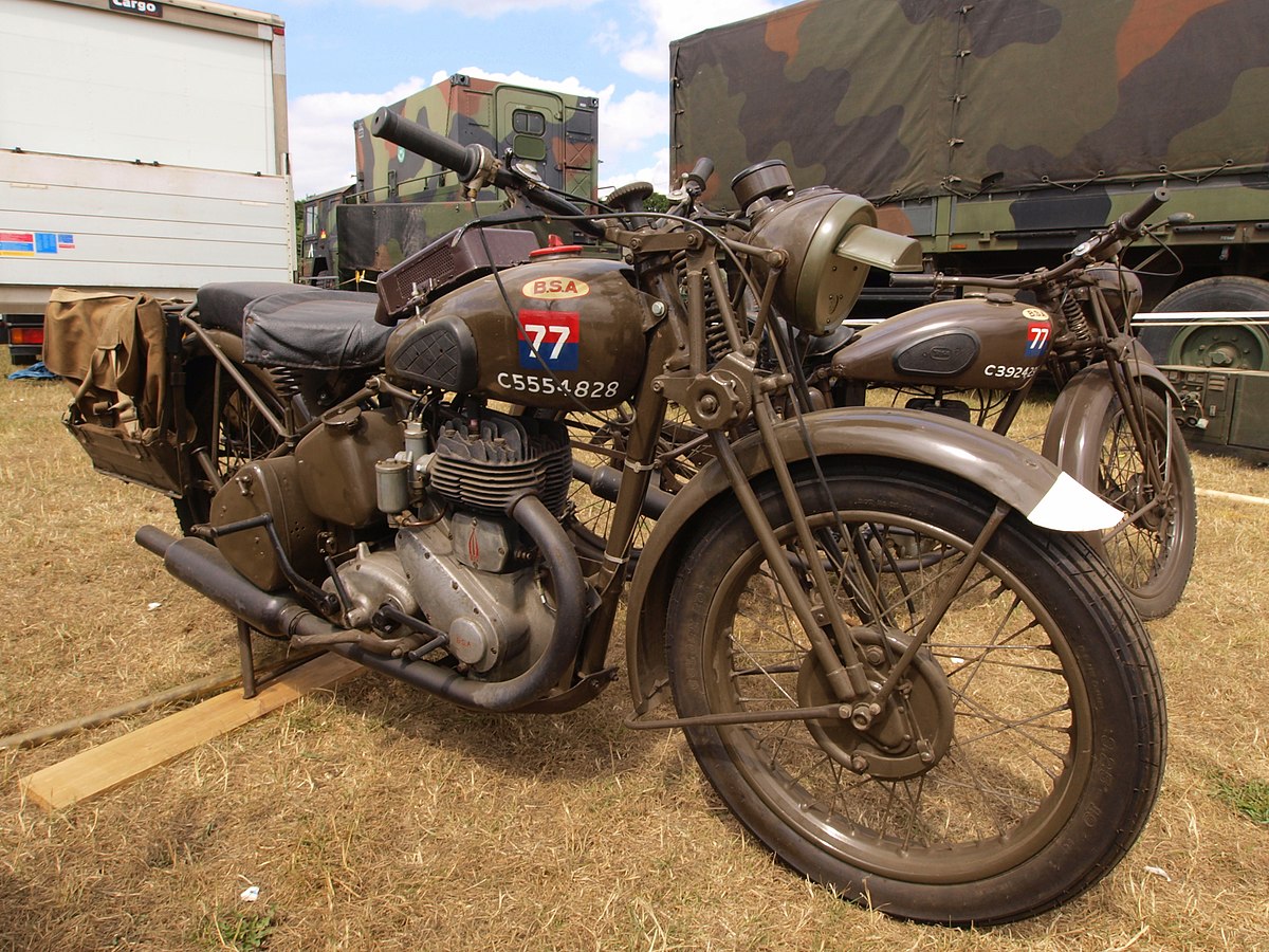 File Old military BSA motorcycle C5554828 pic1.JPG Wikimedia