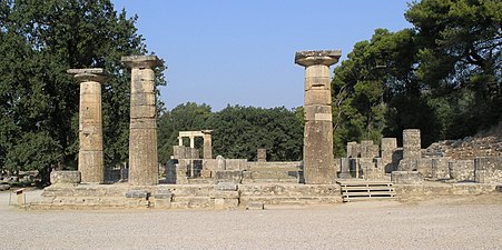 I resti del tempio di Hera