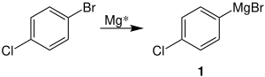 Reaction of Rieke Magnesium