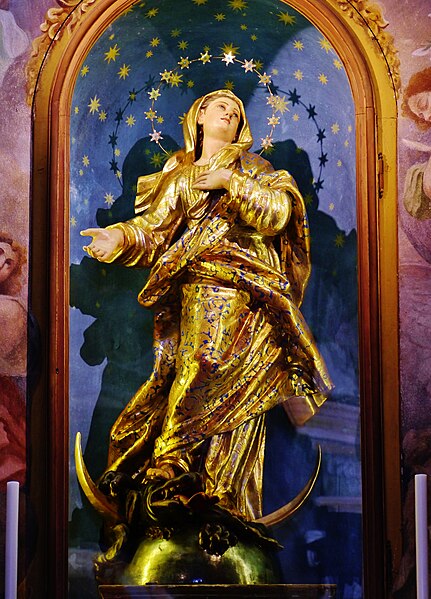 File:Orta San Giulio Chiesa di Santa Maria Assunta Interno Cappella Laterale 4 Statua.jpg