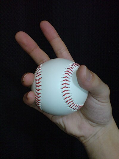 The grip used for a palmball
