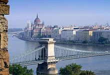 The Danube in Budapest Parliament Budapest Hungary.jpg