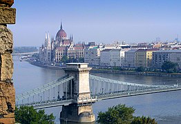 Il Danubio (nella foto a Budapest), è il fiume più lungo dell'Unione europea