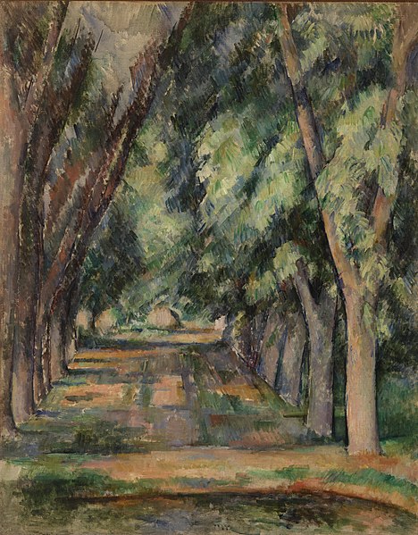 File:Paul Cézanne - The Allée of Chestnut Trees at the Jas de Bouffan (L'allée des marronniers au Jas de Bouffan) - BF939 - Barnes Foundation.jpg
