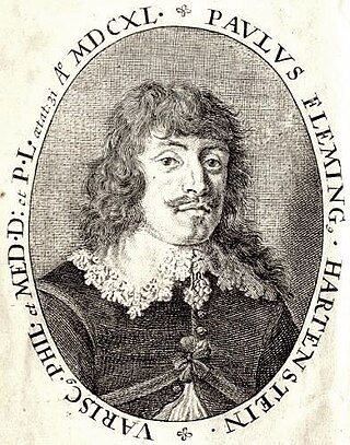 <span class="mw-page-title-main">Paul Fleming (poet)</span> German physician and poet (1609–1640)