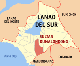 Sultan Dumalondong na Lanao do Sul Coordenadas : 7°40'40.01"N, 124°16'4.01"E