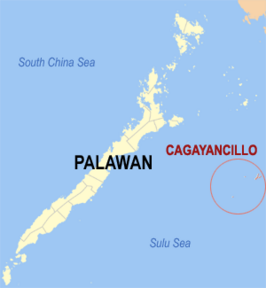 Kaart van Cagayancillo