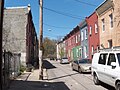 Cambridge Street, Fairmount, Philadelphia, PA 19130, looking west, 3000 block
