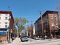 North 24th Street, Fairmount, Philadelphia, PA 19130, looking north from Fairmount Avenue Street, 700 block