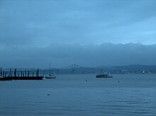 Piermont Pier, south of the Tappan Zee Bridge Piermont NY TZee Bridge Apr-2004.jpg