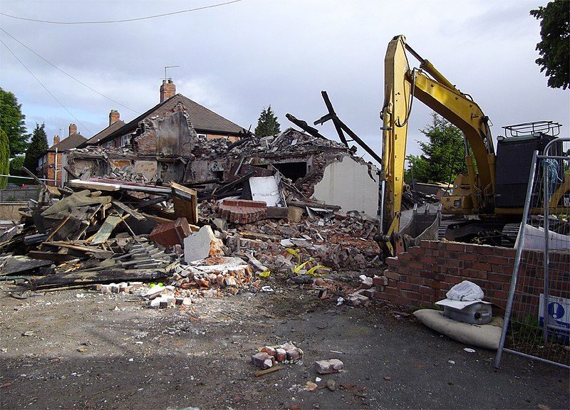 File:Pigeon Box, demolished May 2011 - geograph.org.uk - 2408133.jpg