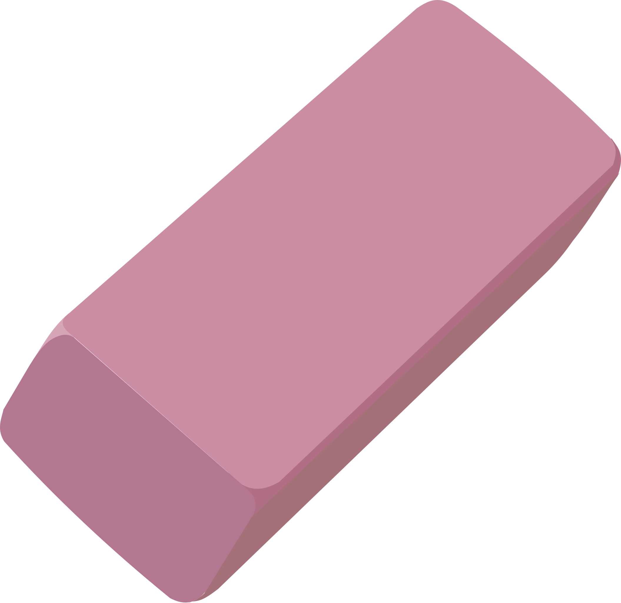 pink eraser clipart