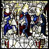 Pope Celestine, St William and an unidentified Prelate, East Window, York Minster.jpg