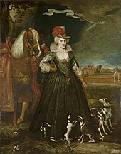 Anne of Denmark, c. 1617, by Paul van Somer Portrait of Anne of Danemark.jpg
