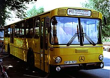 Mercedes-Benz O 307 Postbus in Grafenau, Bavaria, 1982 Postbus-Grafenau1.jpg