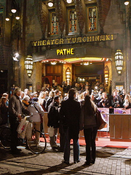 Avant-première cinématographique au théâtre Tuschinski sur la Reguliersbreestraat, en 2008.