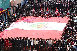 <i>Procesión de la Bandera</i> Ceremony in Peru