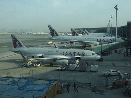 Hamad International Airport is the home base of Qatar's flag carrier, Qatar Airways.