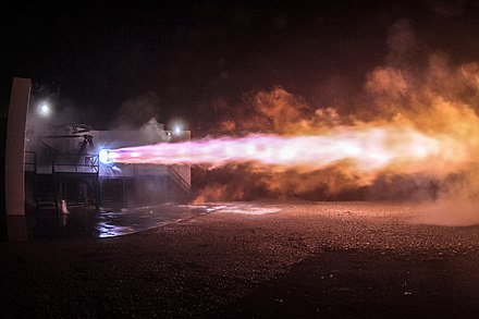 First test firing of a Raptor development engine on 25 September 2016 in McGregor, Texas