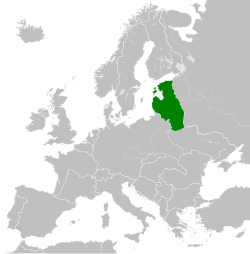 Ostlandin valtakunnankomissariaatti vuonna 1942.