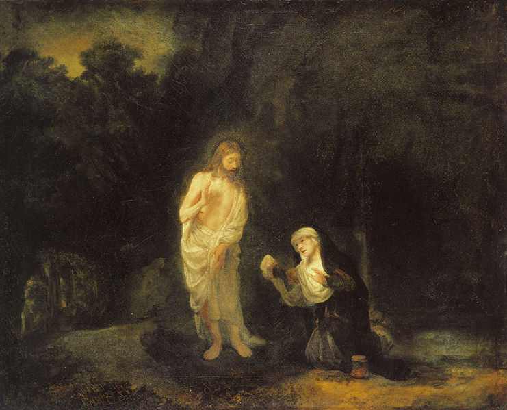 File:Rembrandt Christ Appearing to Mary Magdalene, ‘Noli me tangere’.jpg