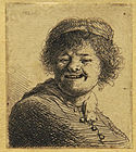 Zelfportret met verbaasde blik, 1630, Rembrandthuis, Amsterdam