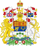 The official depiction of the Arms of Canada as it appeared in 1923