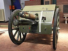 Mk2 gun on Mk 2R carriage at the South African National Museum of Military History SANMMH - QF 18 pounder Mk II - 002.jpg