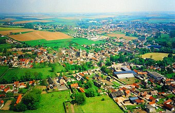 Aerial shot of Saint-Python in 1984.