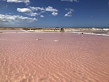 Salt evaporation pond in Manaure, La Guajira, Colombia Salt evaporation pond in Manaure.jpg