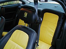 The interior of a Saturn Limited Edition SC2. Saturn Limited Edition Interior-Seat.jpg
