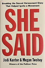 Miniatura para She Said (libro)