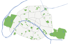 Simplified map of green spaces in Paris, 2012.svg