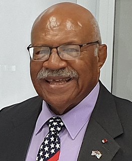 Sitiveni Rabuka Prime Minister of Fiji from 1992 to 1999