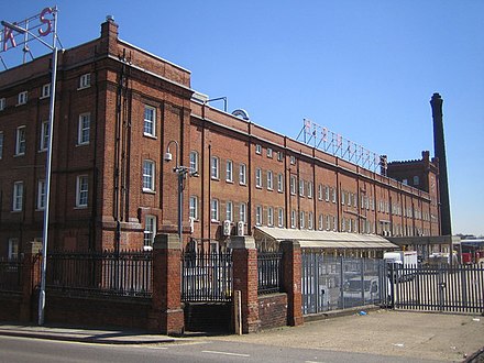 Horlicks factory in Slough; GSK Slough makes 14,000 tonnes a year.