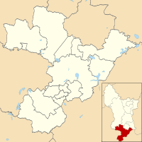 South Derbyshire UK ward map 2011 (blank).svg