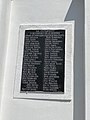 A memorial plaque
