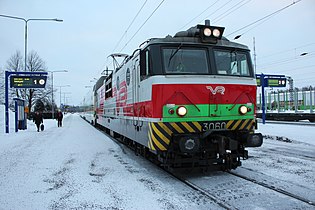 VR Class Sr1 train at the railway station