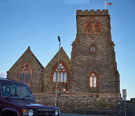 St. George's Church located in the square St George's Church, Barrow.jpg