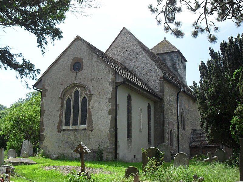 File:St John the Baptist's Church, Clayton, West Sussex - Exterior from Northeast.JPG