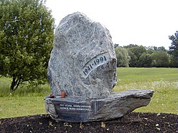 Denkmal für die Opfer der Unterdrückung während der sowjetischen Besetzung in Stalbe