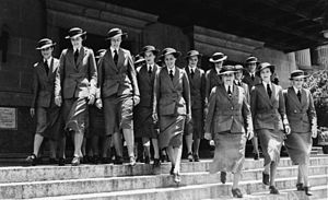 1940 жылы Брисбендегі AANS медбикелері