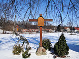 English: Stations of the Cross in the Church of Saint Dorothy in Cieksyn Polski: Droga Krzyżowa w kościele pw św Doroty w Cieksynie - stacja 1