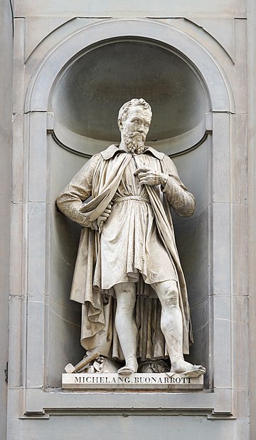 File:Statue of Michelangelo Buonarroti(Uffizi Gallery).jpg