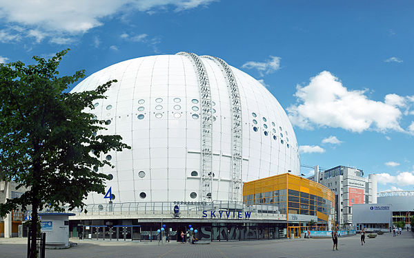 Globe Arena, Stockholm – host venue of the 2000 contest.