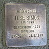 Stumbling block for Ilse Simon